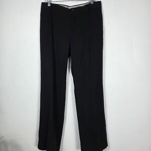 Banana Republic The Martin Fit Black Wool blend Sz 8 Italian Fabric